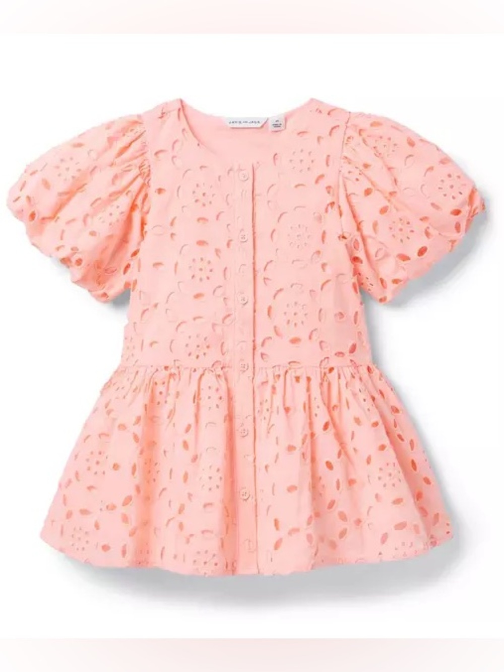 Janie and Jack X Serena Williams Peach Point Dress